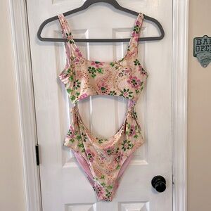 Aerie cheeky cut out one piece swim suit
